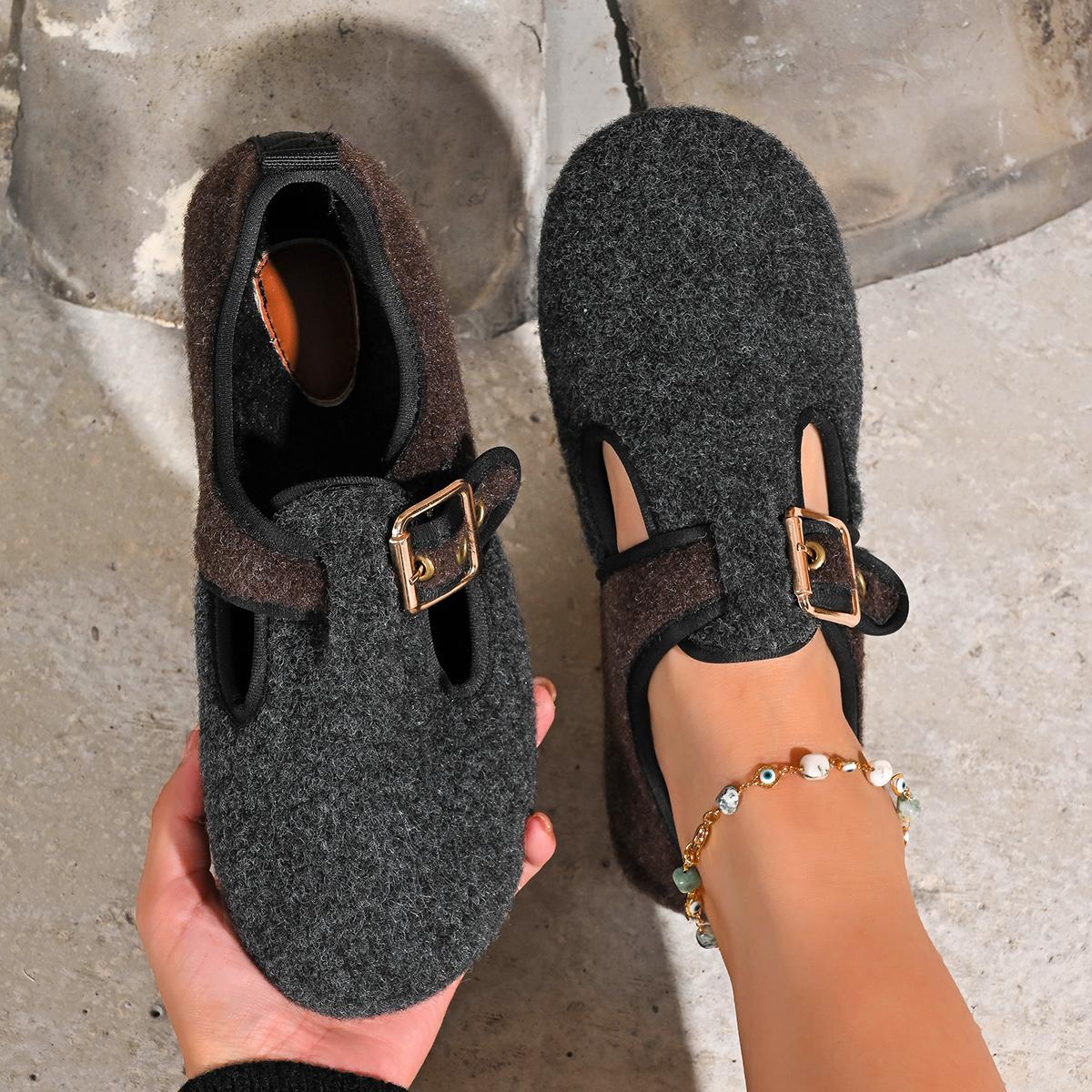 

Женские балетки Новые туфли-балетки с круглым носком Женские теплые туфли Мэри Джейн Дизайнерские элегантные лоферы Zapatos De Mujer 36 серый