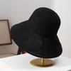 Simple Wide Brim Straw Hat Solid Color Women's Sun Visor Hats UV Protection Cap  Outdoor Activities