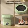12W Foldable Washing Machine Three Mode 6L Retractable Travel Washer with Spinning Dry for Travel Business Trip