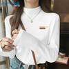 Jeanswest Women's Mid-High Collar Long Sleeve Base Shirt