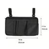 1PC Wheelchair Side Hanging Bag, Multi-Functional Armrest Pouch, Office Chair Side Pocket for Carrying Medical Supplies
