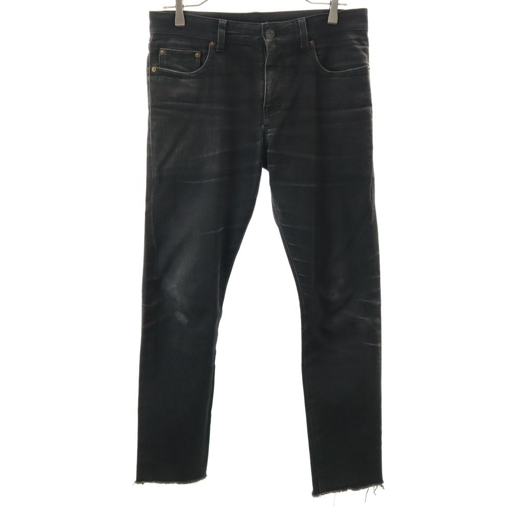 Saint Laurent Skinny Denim Pants Black Women Used