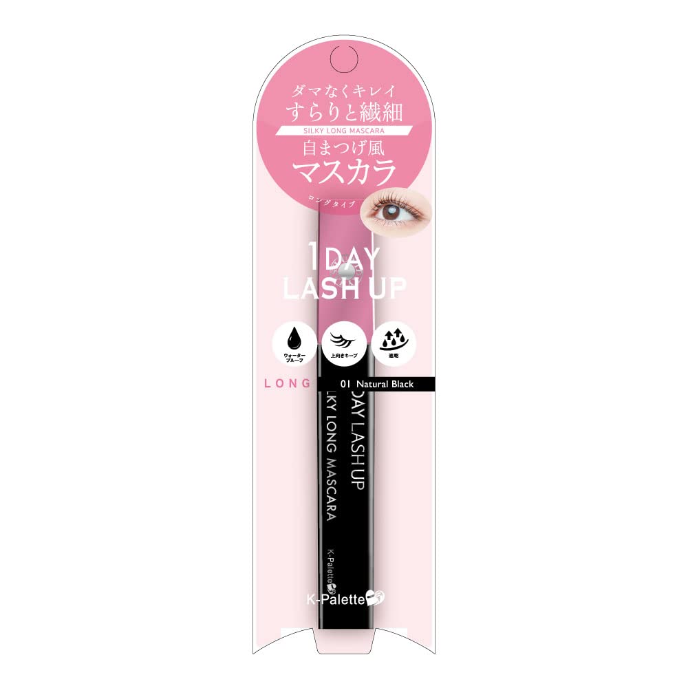 

1DAY LASH UP Шелковистая удлиняющая тушь a 01 Натуральный черный K-Palette