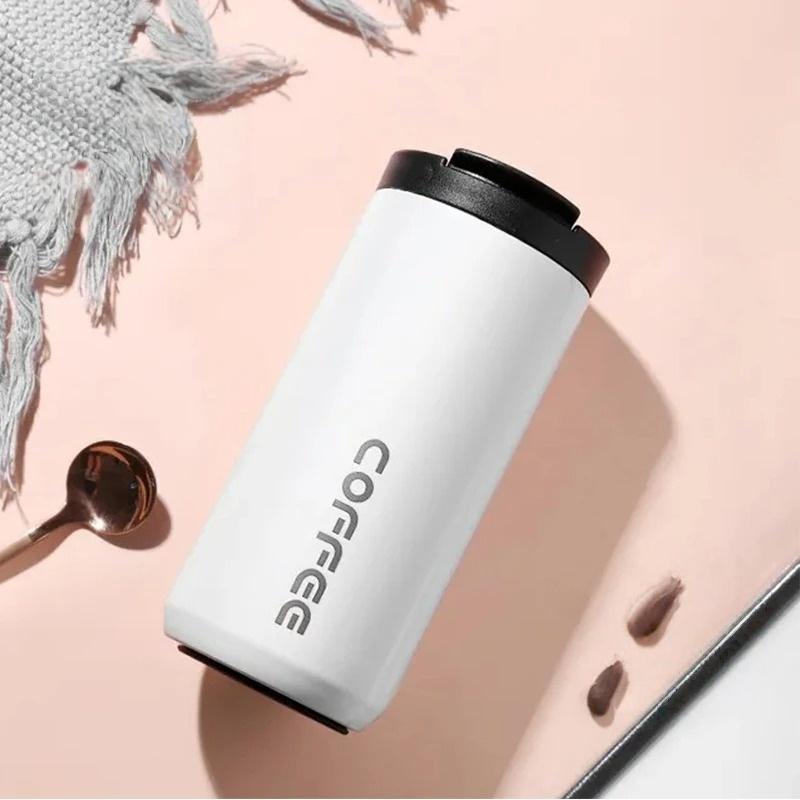 400ML Thermo Cafe Coffee Mug  Leakproof Travel Thermo Water Bottle for Tea Water Coffee Vacuum Flasks Portable Insulated Bottles