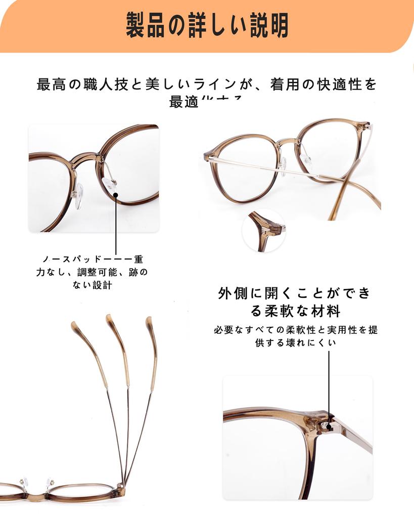 Reading Glasses for Men and Women Blue Light Boston TR90 Prescription Lenses UV Senior Comes with Glasses SJ1159 [NEGISU] - Stylish, Popular,