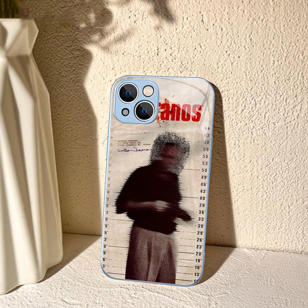 The Sopranos TV Phone Case For IPhone 14 13 12 Mini 11 Pro XS Max X XR 14 Plus Tempered Glass Cover