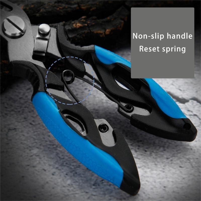 Compacts Fishing Tool Pliers with Strong Stainless Steel Reliability Lures Plier for Both Freshwaters and Saltwater Use