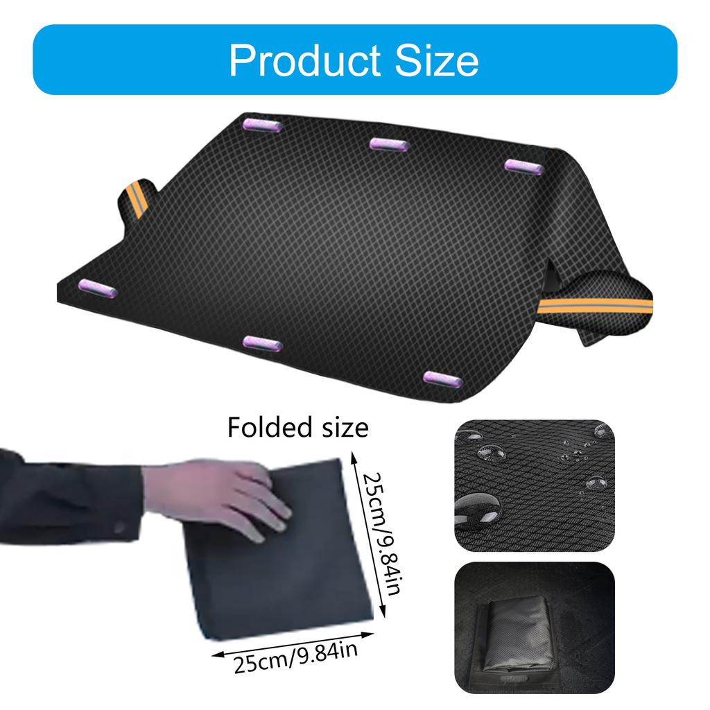 Automotive Windscreen Protector Cover Windshield Ice Snow Cover for Car SUV Winter Car Front Window Cover Car Accessory
