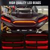 12V Red Set Replacement LED Tail Lights Part Fit For Polaris RZR XP 1000 RZR XP Turbo Sportsman 570 850 1000 2017-2023 #2413431