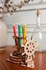 Ugears Wooden DIY Building Toy for Imagination and 70074 Wheel-Organizer, Blocks, Puzzle, Creativity,
