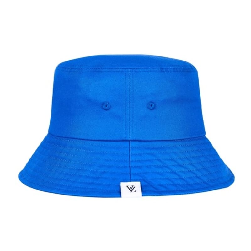 VARZAR Monogram Label Color Bucket Hat Blue