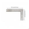 Right Angles Ruler Thickened Carpentry Square Steel for Woodworkers, Carpenters,