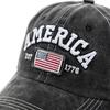 New Unisex Cap AMERICA Letter Embroidery Vintage Baseball Cap Men Women Casual Outdoor Streetwear Sports Hat