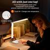 LED Portable Bright Rechargeable Desk Lamp, 4000mah Dimmable Touch Battery Operated Eye-friendly Desk Light With Charger, Adjustable Modern Cordless