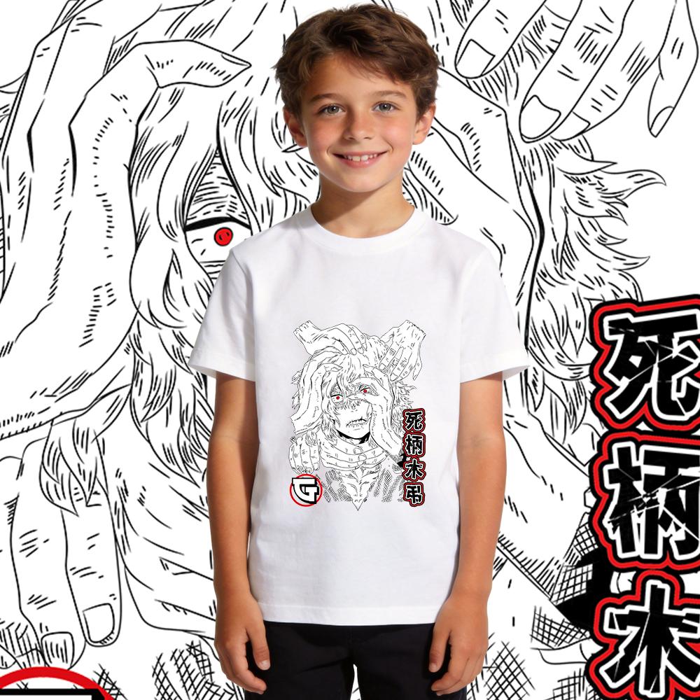 My Hero Academia Tomura Shigaraki Anime Print Boys Girls Cotton T Shirt Kids Casual Soft Breathable Top