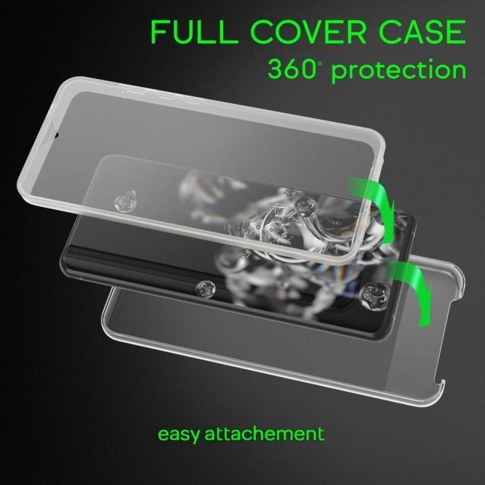 Coque 360 Degrés - NALIA - Samsung Galaxy S20 Plus - Transparent - Protection Complète - Anti-Choc