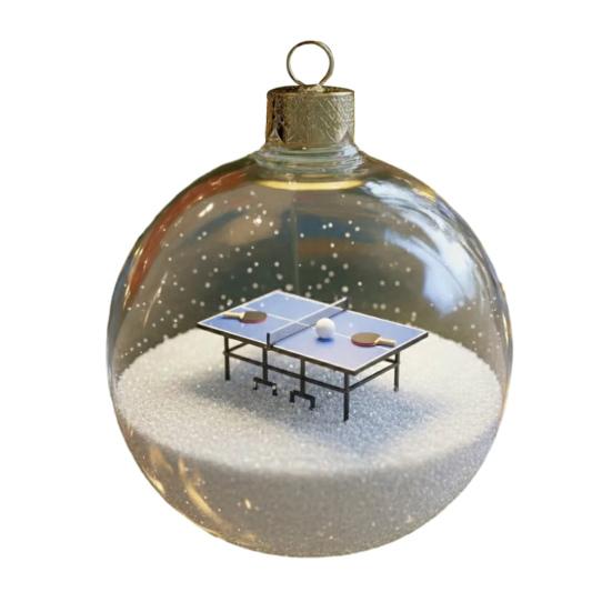 

Спортивный мяч Рождественские украшения 3D Украшение Снежный шар со спортивными микросценками Прозрачный пластиковый подвесной шар для рождественской елки Домашний декор G