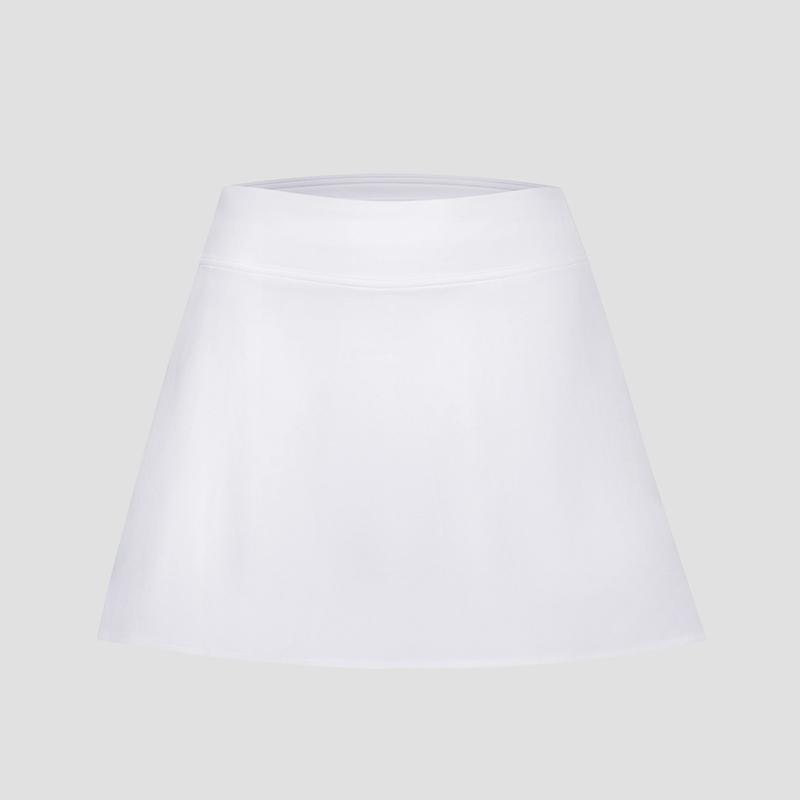 Women's High-Waisted Quick-Dry Tennis Skirt – Lightweight, Anti-Exposure Faux Two-Piece Fitness Skirt