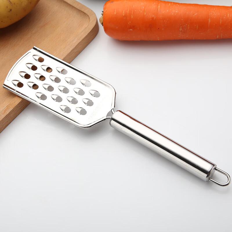 

LONSAN Stainless Steel Large Hole Vegetable Grater (2-Pack)