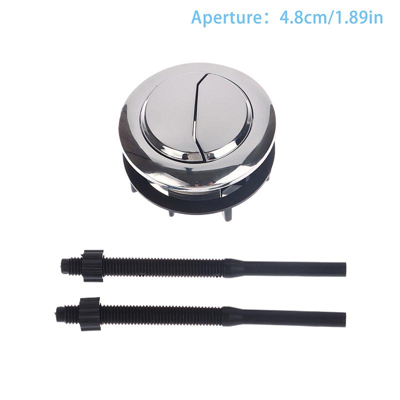 1Pc Universal Dual Flush Toilet Water Tank Button Round Flushing Valve Push Button Closestool Replace Push Buttons M
