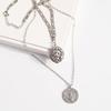 Elegant Retro Korean Layered Women's Necklace - Versatile Fashion Sweater Chain
