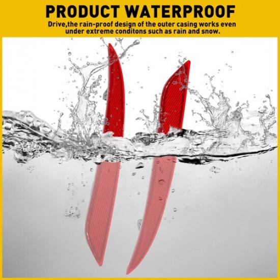 Rear Light Reflector Bumper Lamp Left+Right Fit Ford Fusion 2013 2014 2015-2018