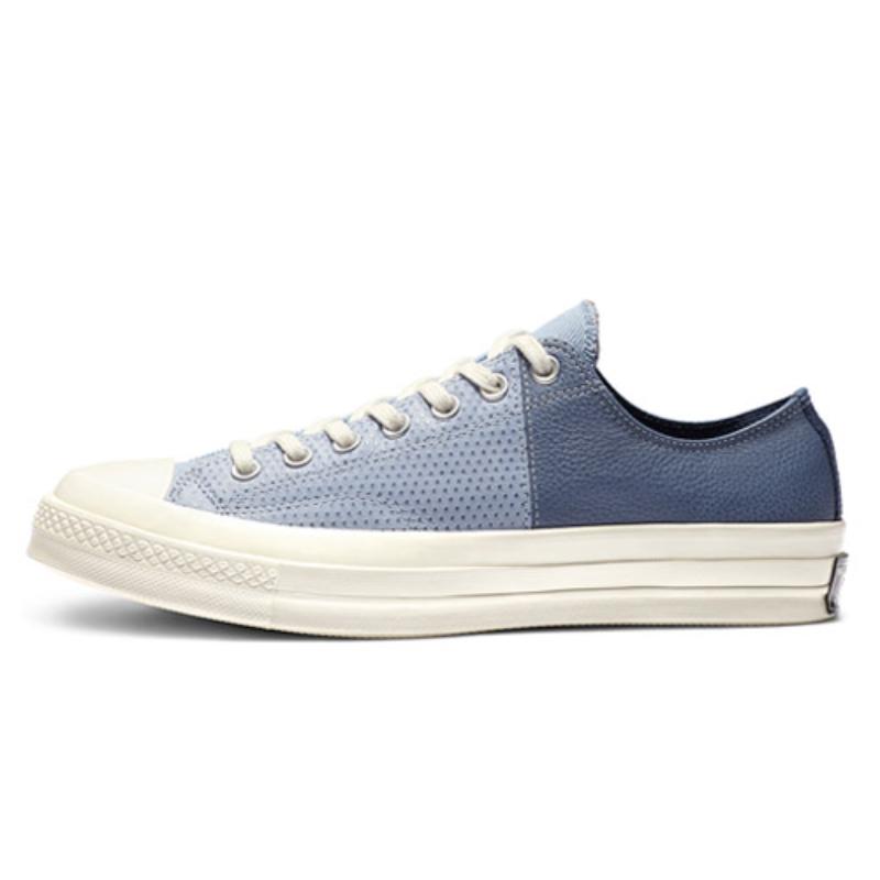 

Converse Chuck Taylor All Star 1970-е Круглый носок Шнуровка Низкие парусиновые Унисекс Синий и Белый 38