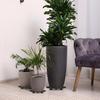 8Pcs Plant Stand Indoor Outdoor, Plant Level Pot Elevator- 2 Size Plant Riser Holder Plastic Floor Protector Plant Trivet, Heavy Planter Holder for