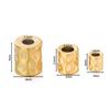 5Pcs/lot Stainless Steel Cylinder Tube Bead Gold Plated Spacer Dot Bead for Bracelet Friendship DIY Jewelry Making Necklace Seed