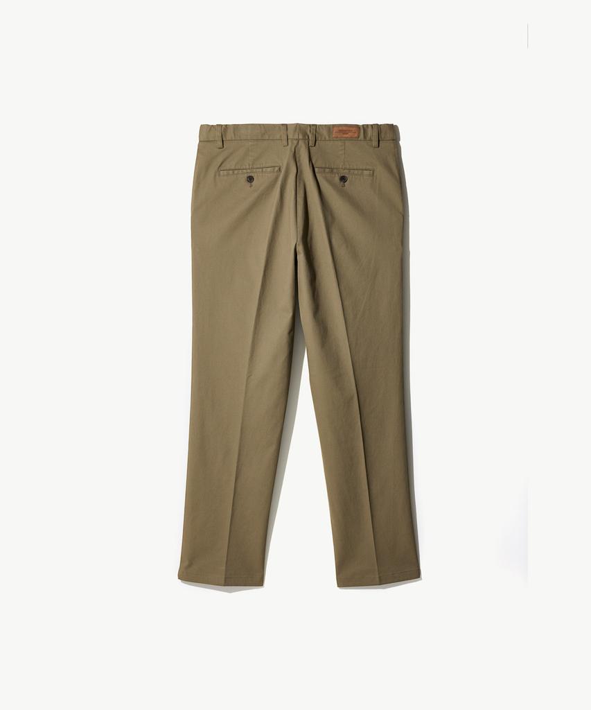STCO Diems Soft Cotton Comfort Chino Pants Khaki (Straight Fit)_Dpaxz06Esk