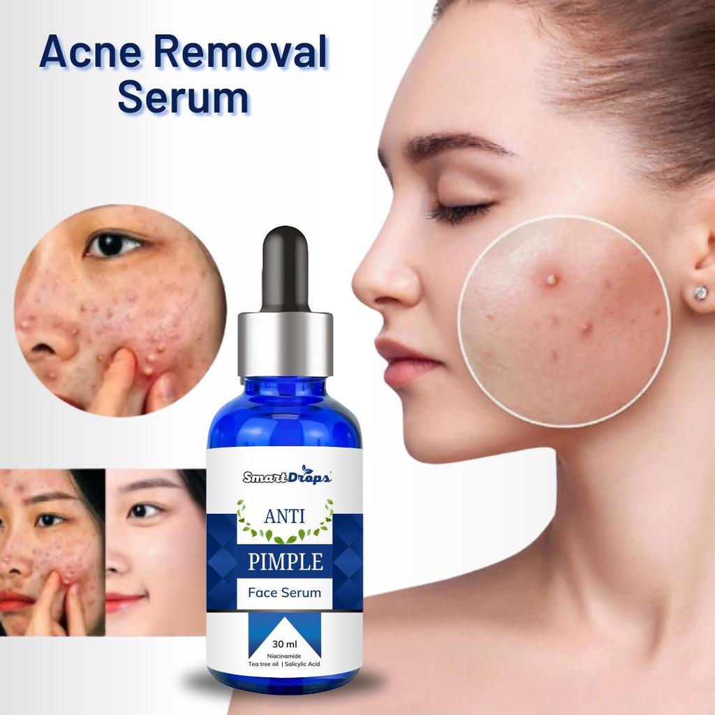 Anti Pimple Face Serum Brighten Skin Lighten Spots Hyaluronic Face Essence Skin Care, Pack 1