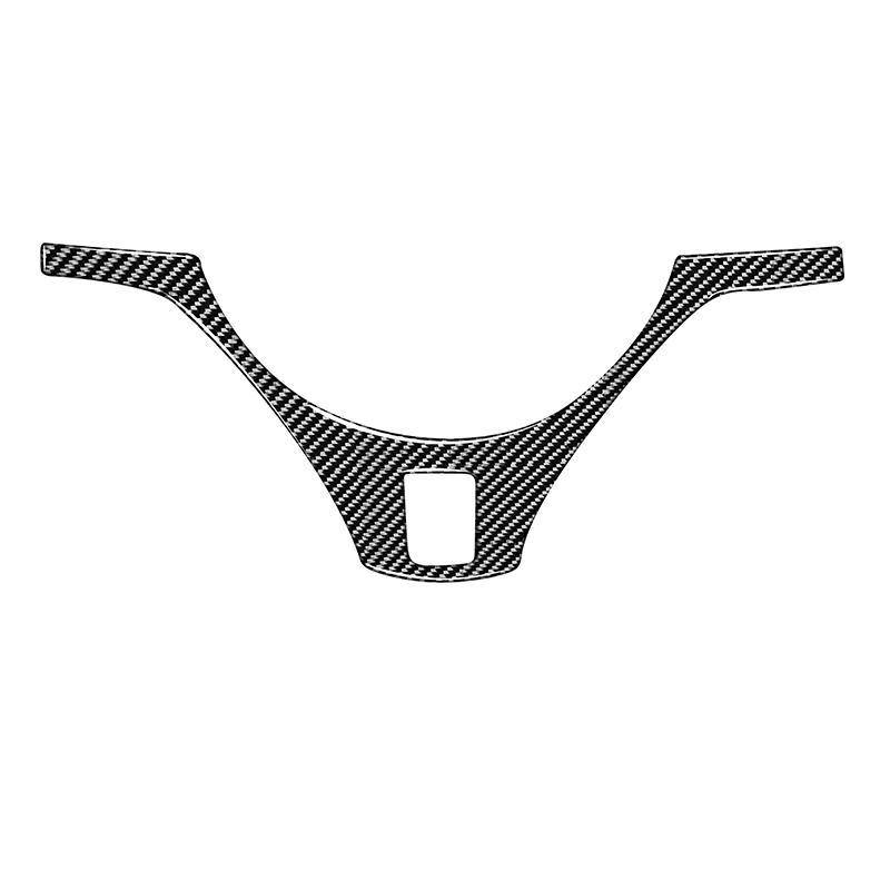For BMW E90 E92 E93 3 Series 2005-2012 Real Carbon Fiber Steering Wheel Decoration Cover Car Stickers Car Interior Styling