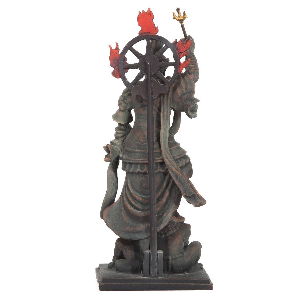 [Supervised and Officially Approved by Toji Temple] Jikokuten (Dhritarashtra) Miniature Buddha Statue [Kukai's Three-Dimensional Mandala 21 Figures, C