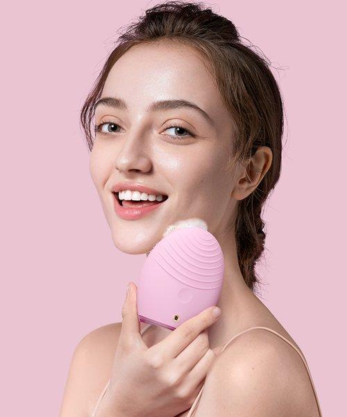 [Foreo] LUNA 3 Sonic Facial Cleanser for Combination Skin with Fine Bristle Brush (skyblue)