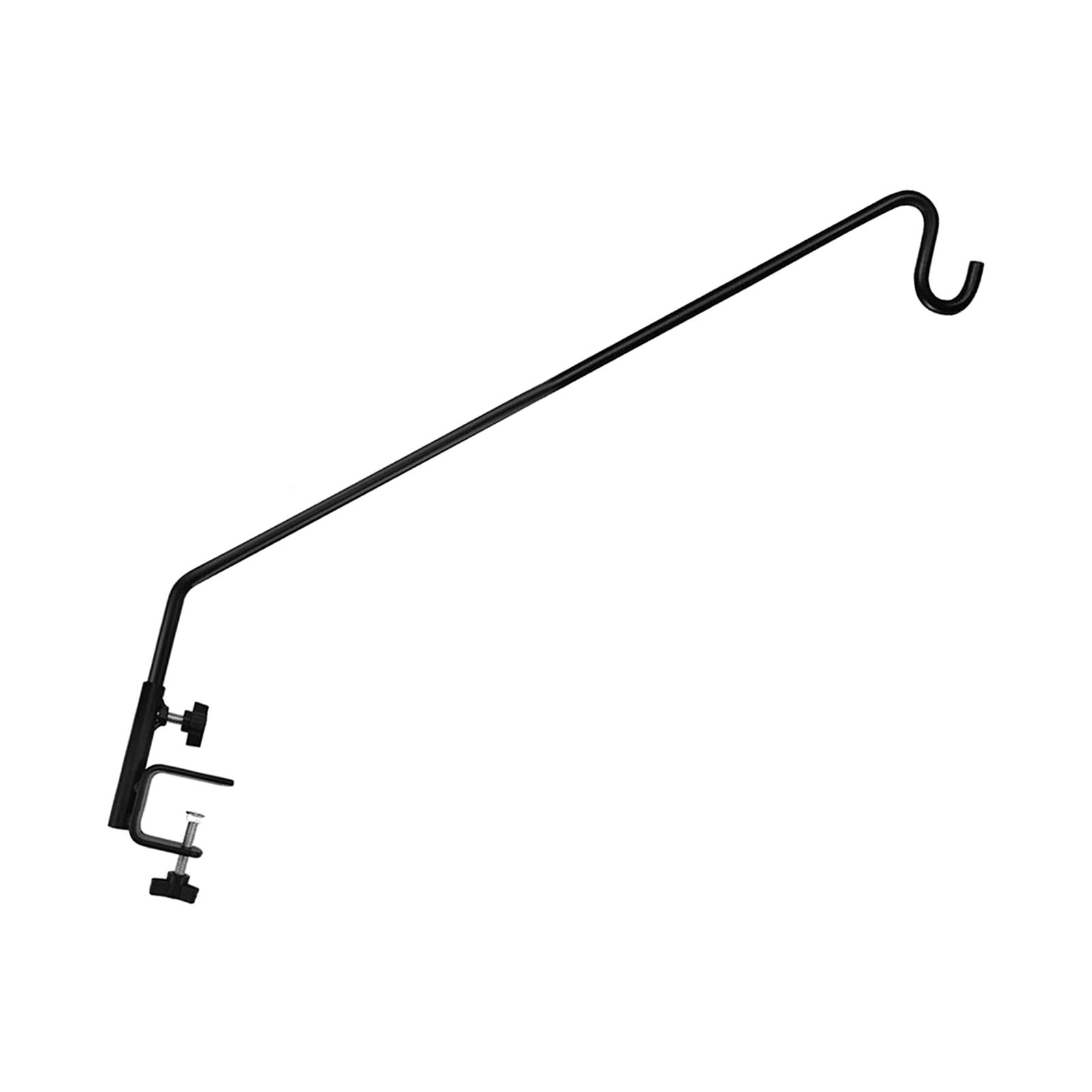

Deck Hooks Hanger for Railing Hanging Bird Feeder Iron Multipurpose Solid Rod for Bird Feeders Planters Suet Baskets Shepherds