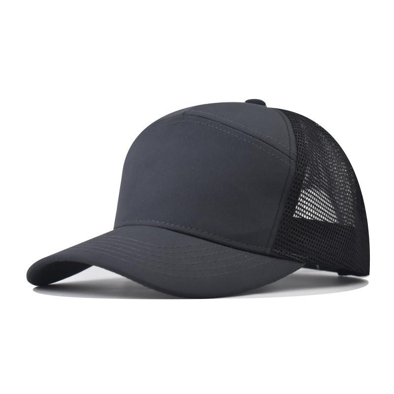 Cotton Mesh Cap With Short Brim And Geometric Style For Summer Hiking And Casual Wear