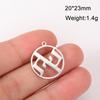 Dawapara Hebrew Letters Pendant for Jewelry Making Remember Jerusalem Chai Shema Ahava Stainless Steel Accessories