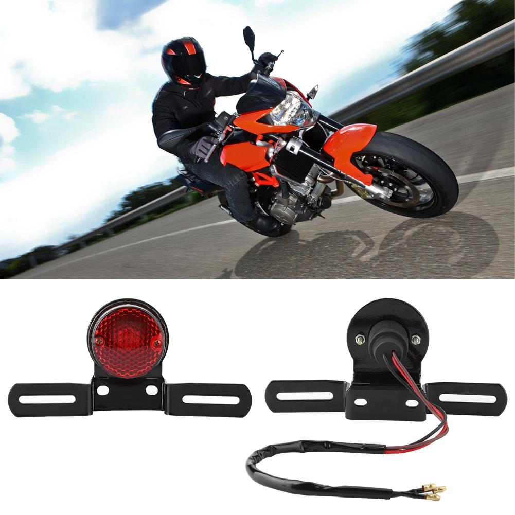 12V Motorcycle Modified LED Brake Tail Light Rr Lamp Waterproof
