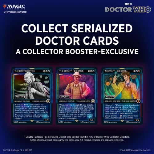 Wizards of the Coast Magic the Gathering Doctor Who Collector Booster (English Version) 12-Pack MTG Trading Card Wizards of the Coast D23620000