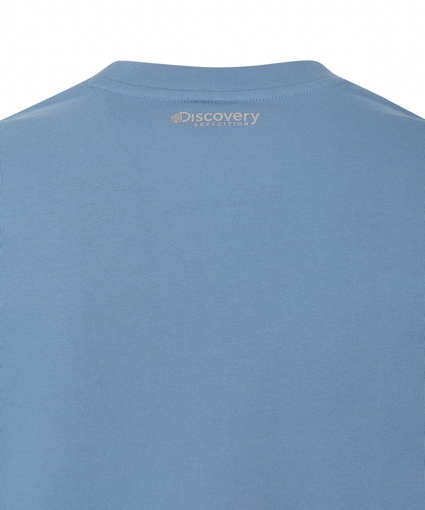 DISCOVERY EXPEDITION Men'S Denver Long Sleeve T-Shirt (D/Blue)