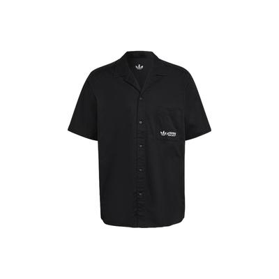 Originals Trifoglio Logo Solido Maglietta Sportiva Manica Corta Uomo Top Nero HT1654