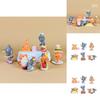 Tom And Jerry Cartoon Pvc Model With Hamburger Friesfor Design For Figure Collectors
