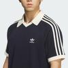 adidas Originals Striped Logo Raglan Short Sleeve T-Shirt Unisex Tops Blue KB5461