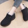 Casual Cotton Shoes 2024 Winter New Item with Plush and Thick Polyurethane Lightweight and Warm One Foot Women's Snow Boots