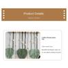 Green Woven Leaf Macrame Handmade Wall Hanging Tapestry  for Bedroom Living
