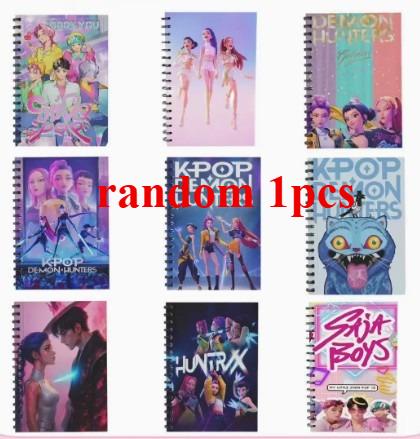 

K-POP Devil Hunter Girls Group A5 Colour Pages Magnetic Buckle Notebook Handbooks Diary Planning Book Fit designed for Present Giving -A3432