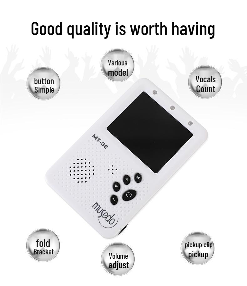 Little Angel MT-32 Three-in-One Folk Music Tuner & Metronome for Erhu, Pipa, Yangqin, Guzheng.