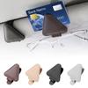Multifunctional Eyeglass & Sunglass Holder for Car Compact & Practical Sunglass Storage Stylish Car Sunglasses Clamp