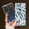 Coque de téléphone transparente en silicone avec motif baleine pour Samsung S26 Ultra S25 S24 S23 S22 Plus A57 A17 A07 A56 A36 A26 A16 A55 A54 A53 Housse