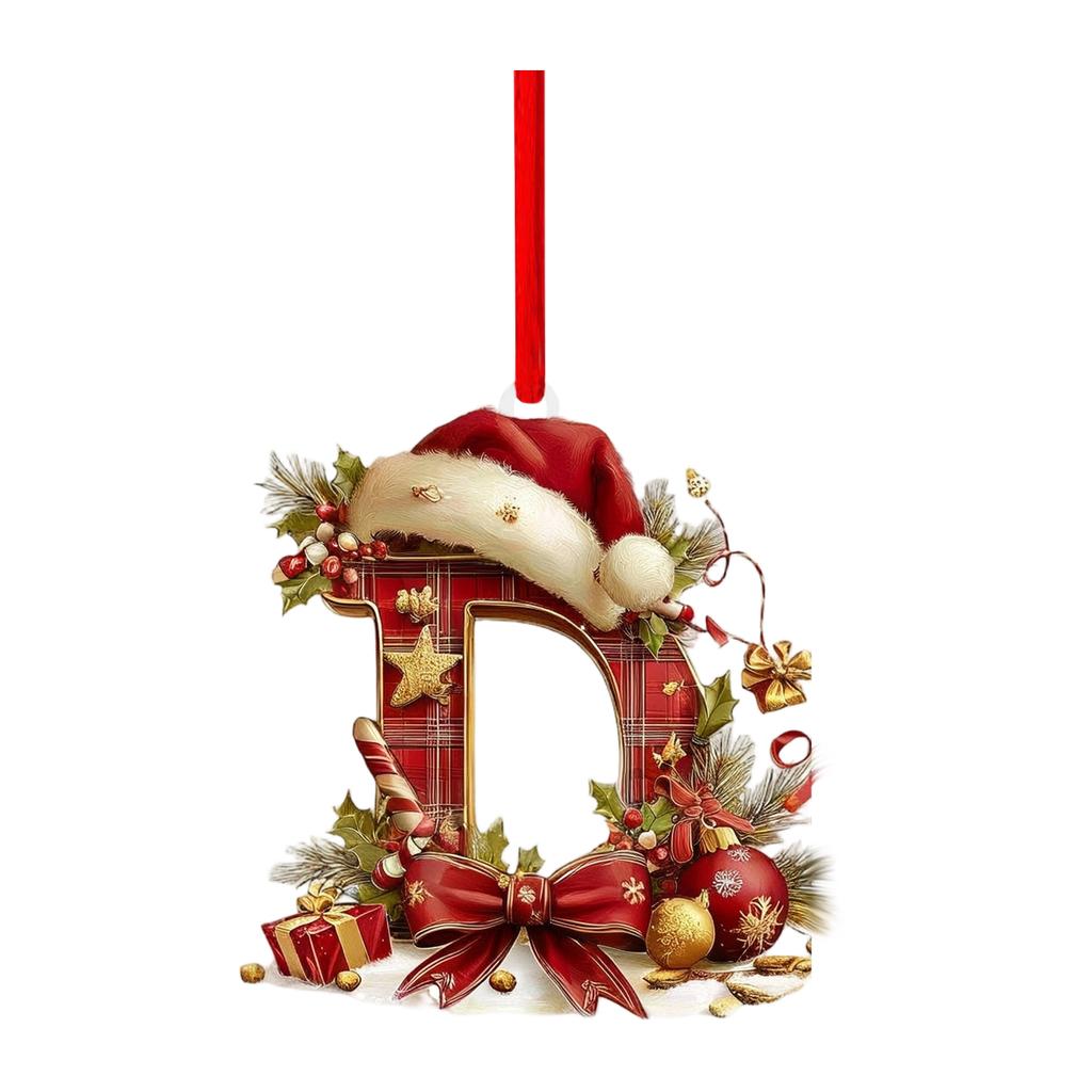 26 Letter,Christmas,Ornaments,Acrylic,1